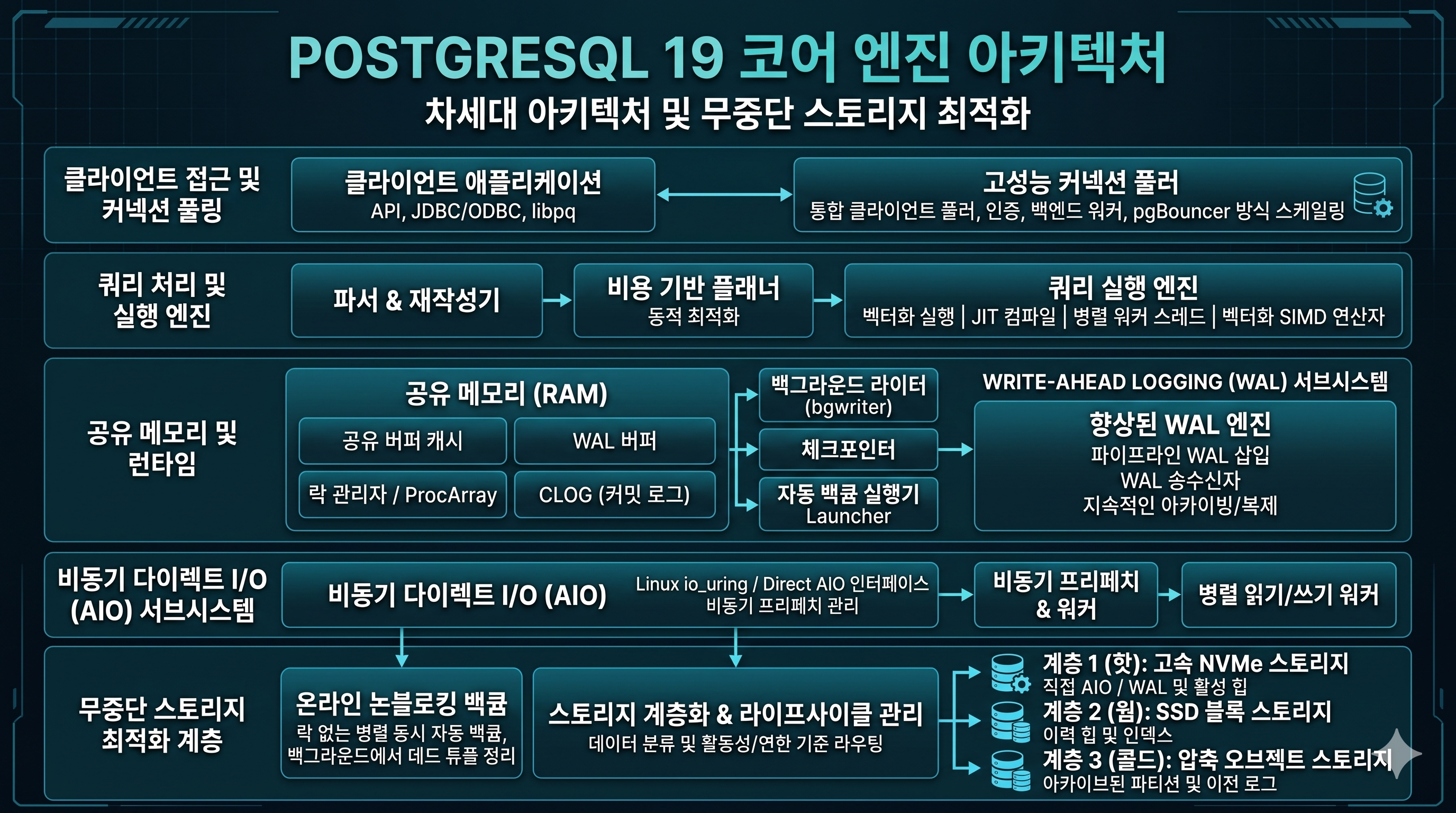 postgresql코어엔진아키텍처
